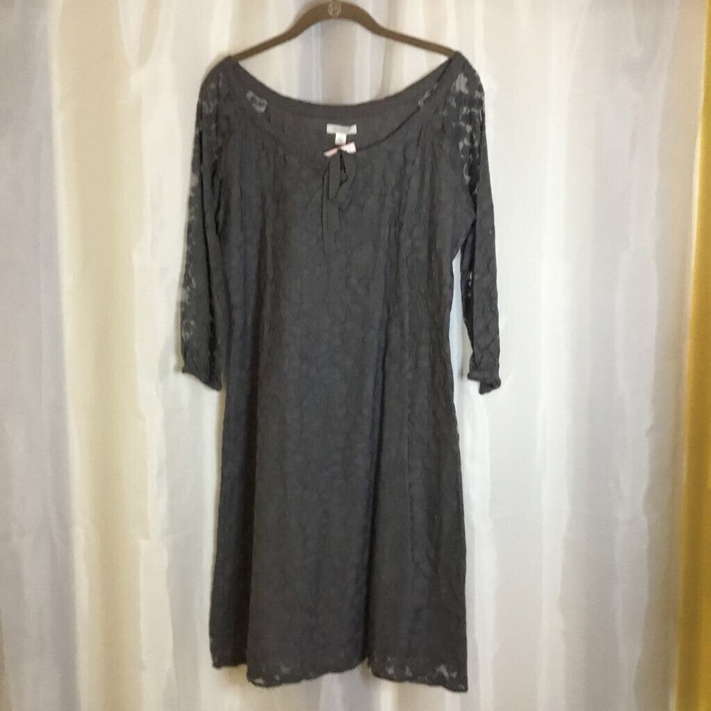 garnet hill lace dress V-Neck Lace Dress